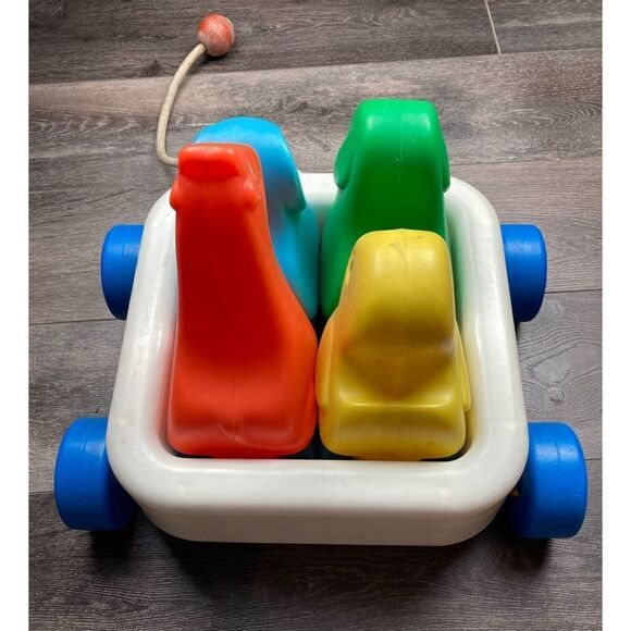Vintage 1980’s little tikes wagon ‘n friends pull behind toy - Picture 4 of 4
